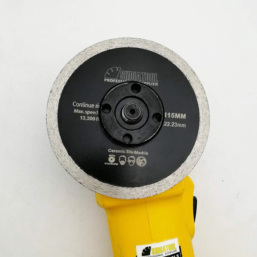 SHDIATOOL Brzeszczot do piły diamentowej 10 szt. 115 x 22,23 mm cienka tarcza do cięcia krawędzi płytek ceramicznych