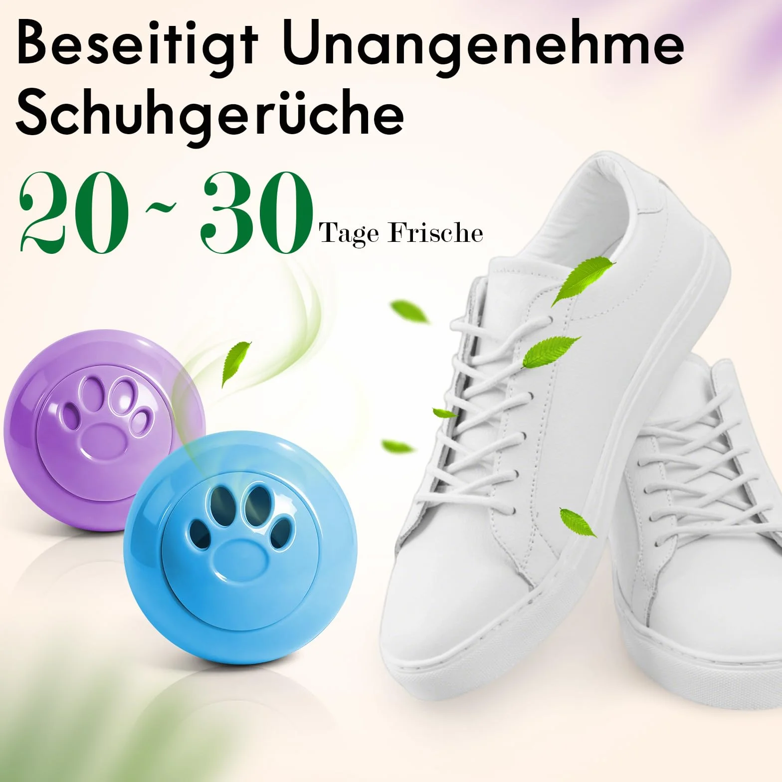 Kulki dezodoryzujące Scent-Hi – do butów, torb, domu, biura i auta; zapachy: pudrowy, jaśmin, lawenda, lniany; 12 szt.