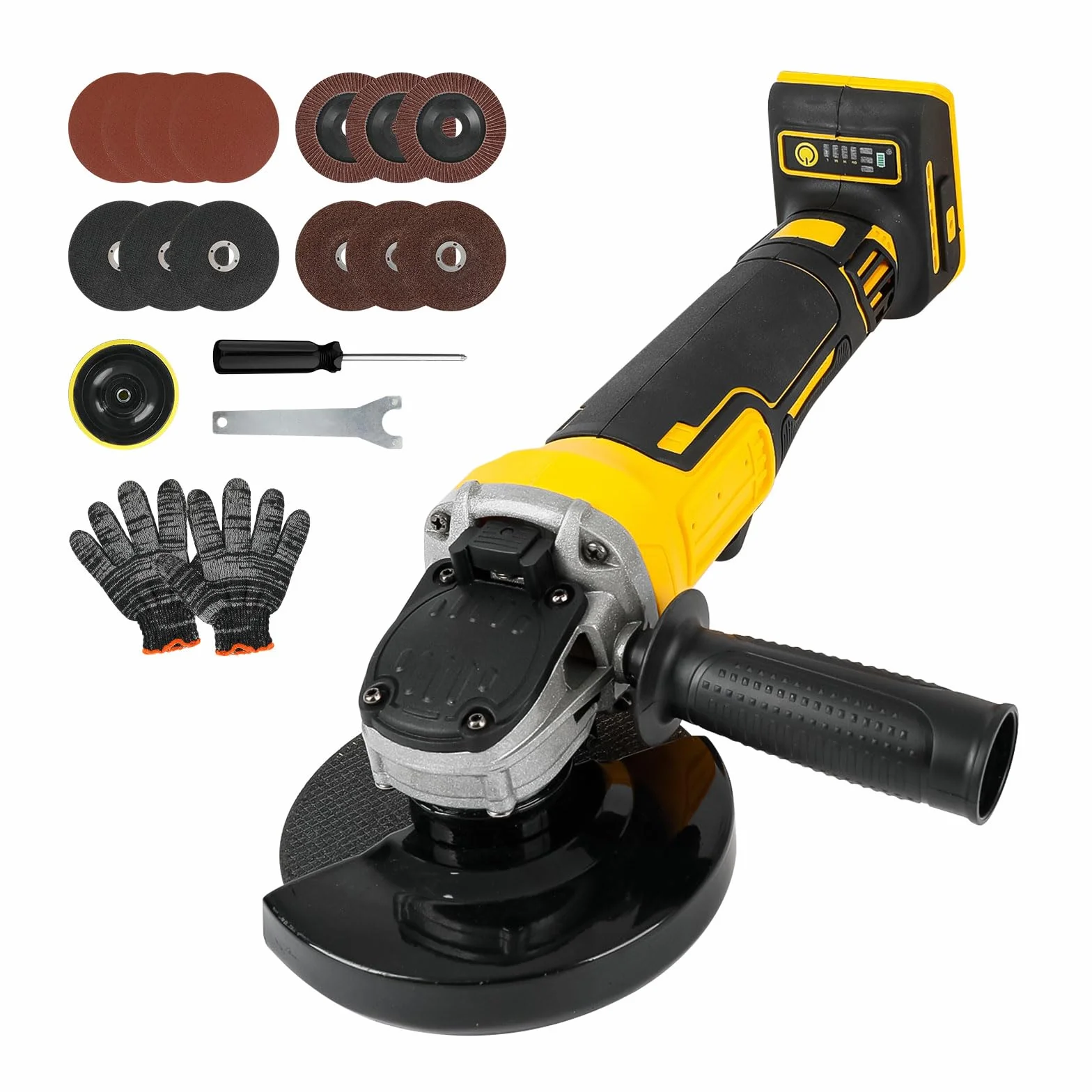 Akumulatorowa szlifierka kątowa Dewalt 18V 20V 125mm 8500RPM bezszczotkowa 3-biegowa