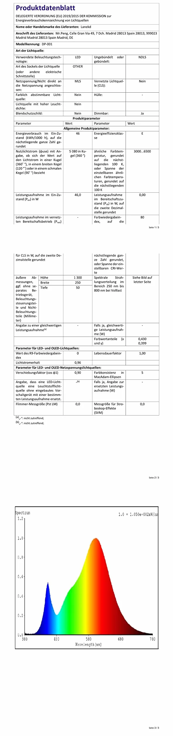 Nowoczesna Lampa Wisząca LED - Owalna, Ściemniana, Z Regulacją Wysokości Do Biura, Salonu, Sypialni, Kuchni, Baru, Jadalni - Dekoracyjna (Brązowa)