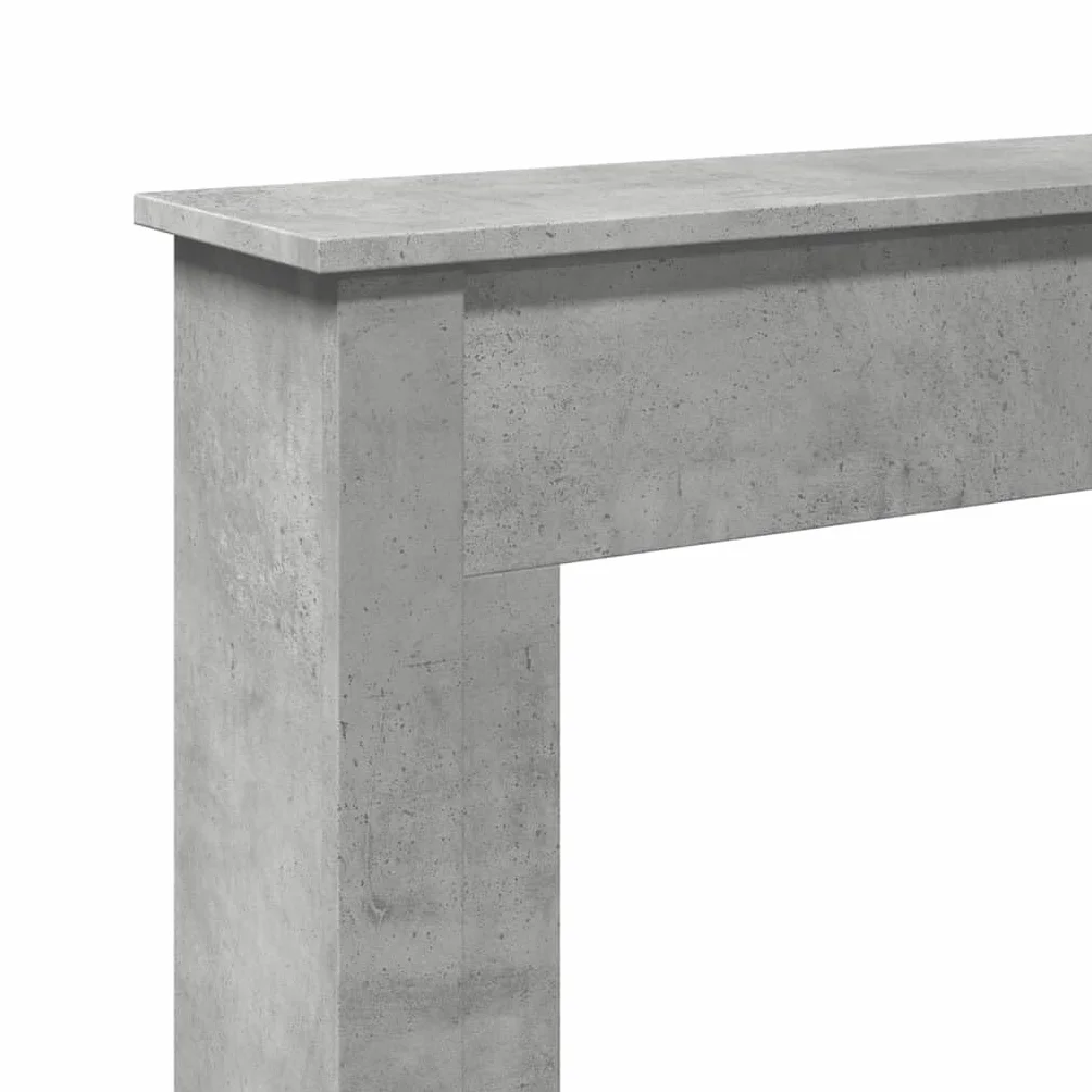 vidaXL Obudowa kominka szarość betonu 75x20x87,5 cm