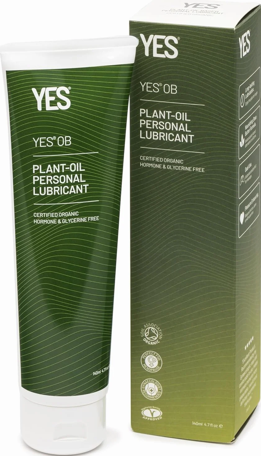 The Yes Yes Plant Oil Based Personal Lubricant, przezroczysty, 140 ml