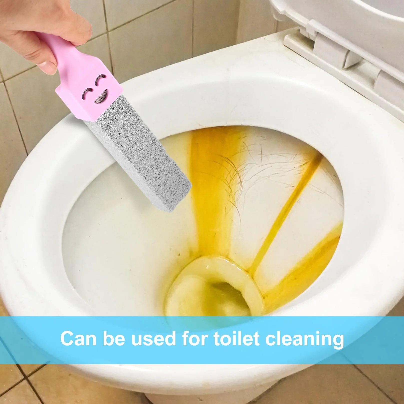 Pumeks do czyszczenia WC 6 szt. z 3 uchwytami
