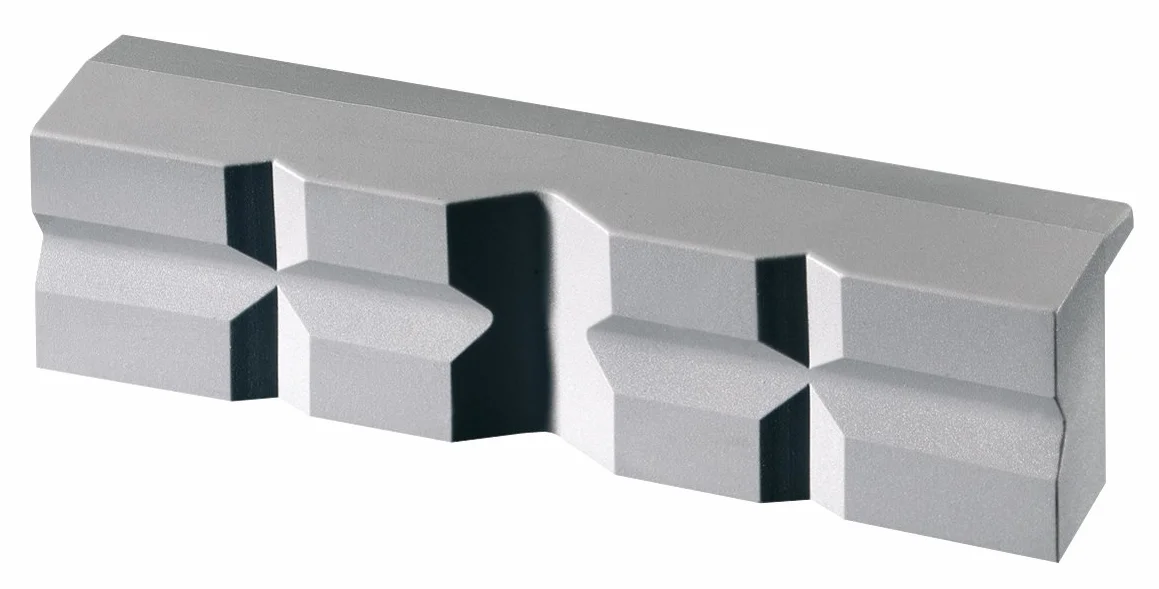 Heuer szczęki imadła, szczęki ochronne (prostokątne, równoległe płaskie, zintegrowane specjalne magnesy; szczęki do imadła 100 mm; materiał: poliuretan) 108100