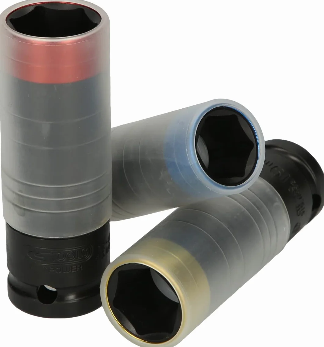 KS Tools 515.0990 SlimPOWER Zestaw nasadek udarowych do alu-felg, 3-szt, 1/2"