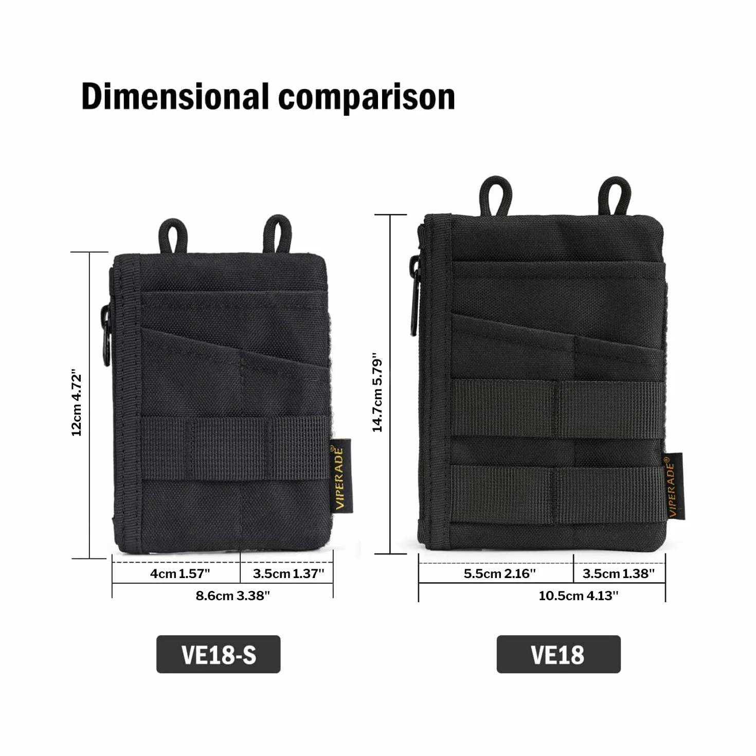 VIPERADE VE18-S mała torba EDC Mini Pocket Pouch Tool Organizer 6 kieszeni