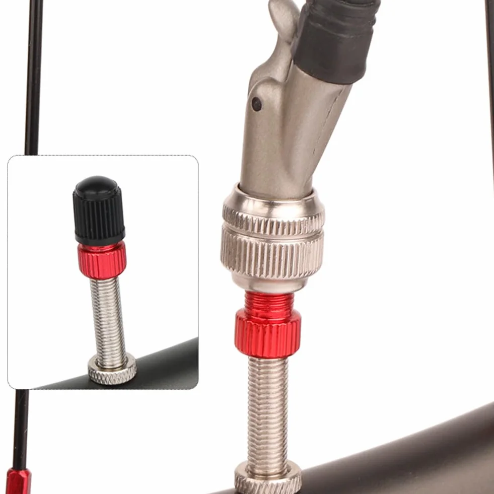 Adapter do zaworu ze stopu aluminium, konwertuj presta na schrader