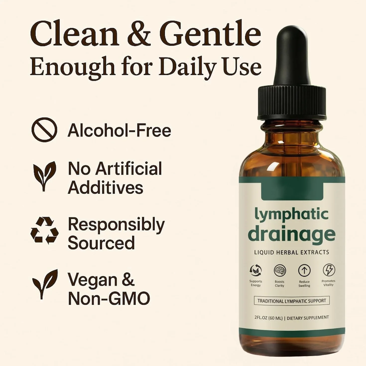 Krople do drenażu limfatycznego Lymphoria 59ml – Krople Wellness Lymphoria, Promuje Skuteczny Drenaż Układu Limfatycznego, Naturalne Mieszanki Ziołowe, Oczyszcza Twoje Ciało, Łatwe w Aplikacji