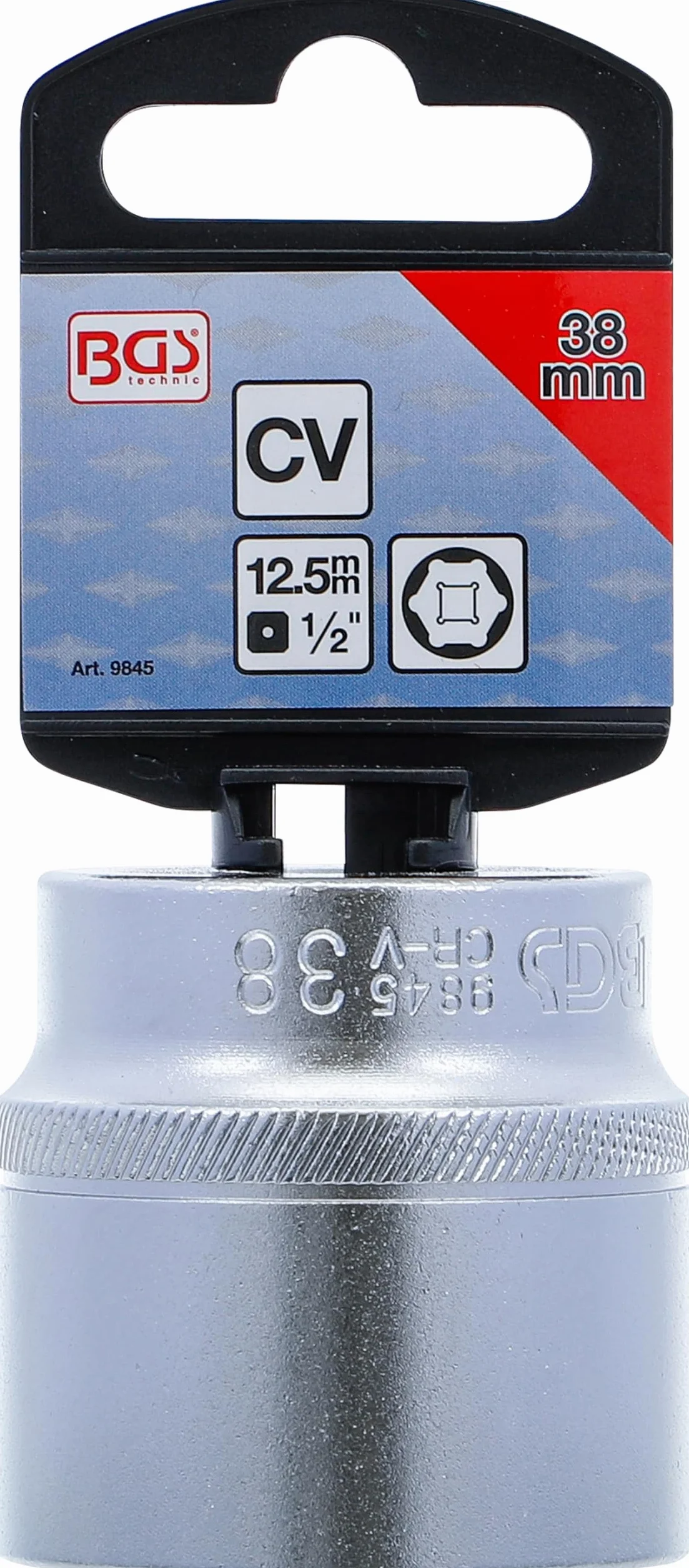 BGS 9845 | Nasadka sześciokątna | 12,5 mm (1/2") | 38 mm