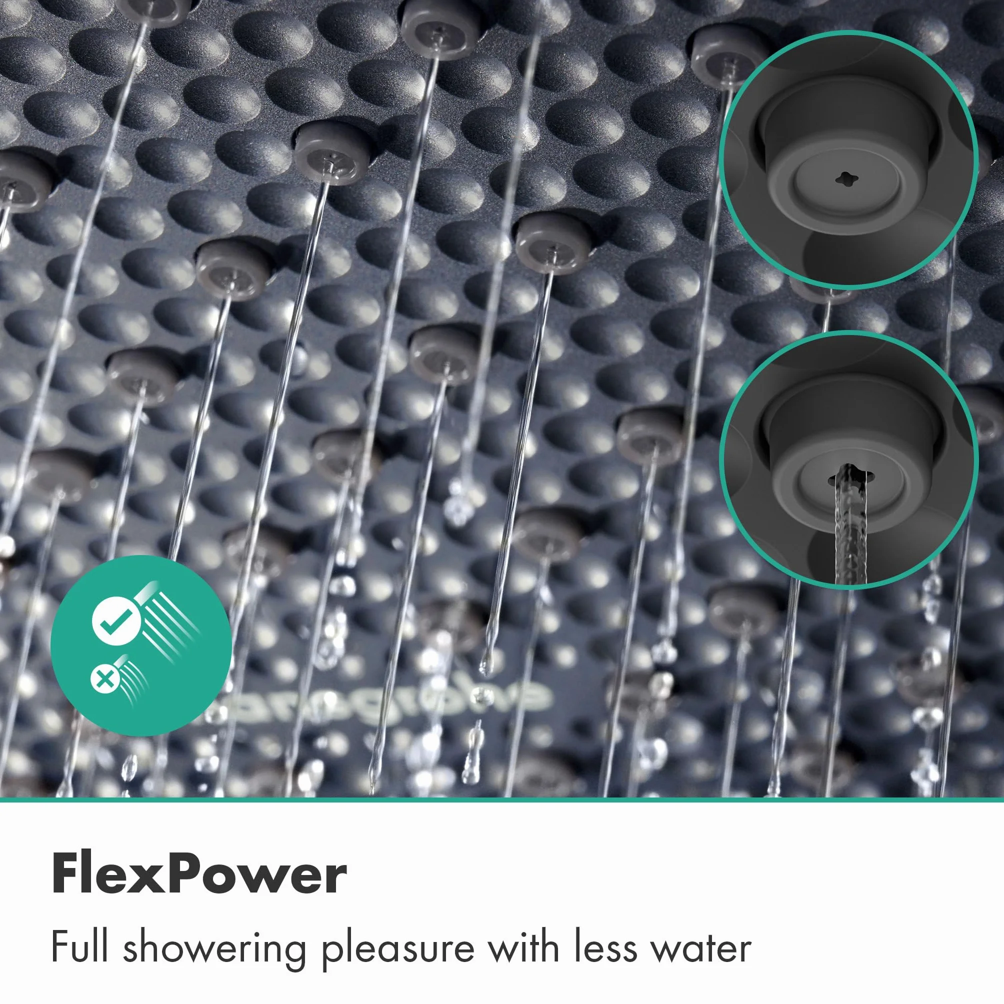 hansgrohe Activera Select S Zestaw prysznicowy chrom EcoSmart 2-strumieniowa wąż 1,60 m drążek 0,65 m