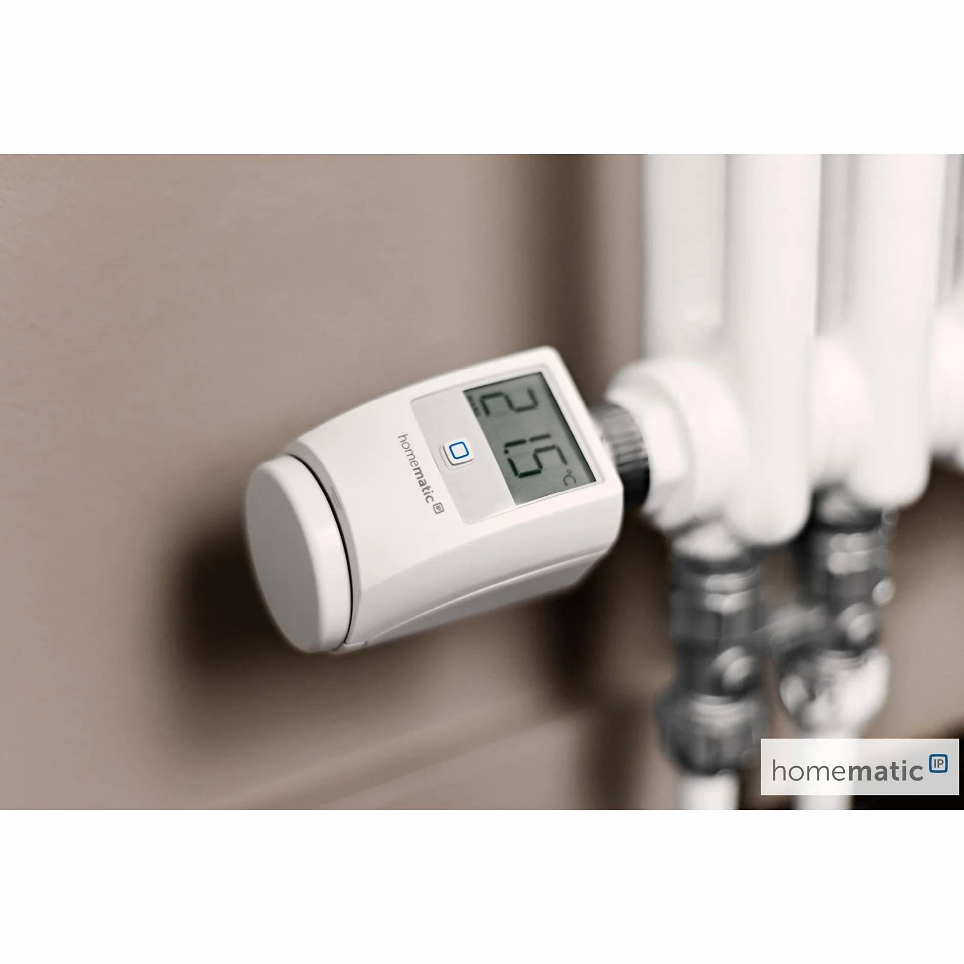 Homematic IP Smart Home 140280A0 Termostat Do Grzejnika, Biały