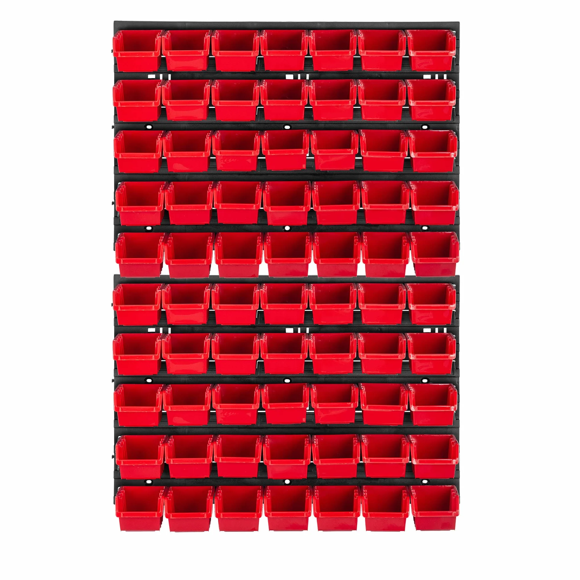 KADAX Regał ścienny warsztatowy, 58 x 78 cm, system magazynowy z wytrzymałego tworzywa sztucznego, odporny na promieniowanie UV, regał warsztatowy, rozszerzalne płyty ścienne, regał do garażu