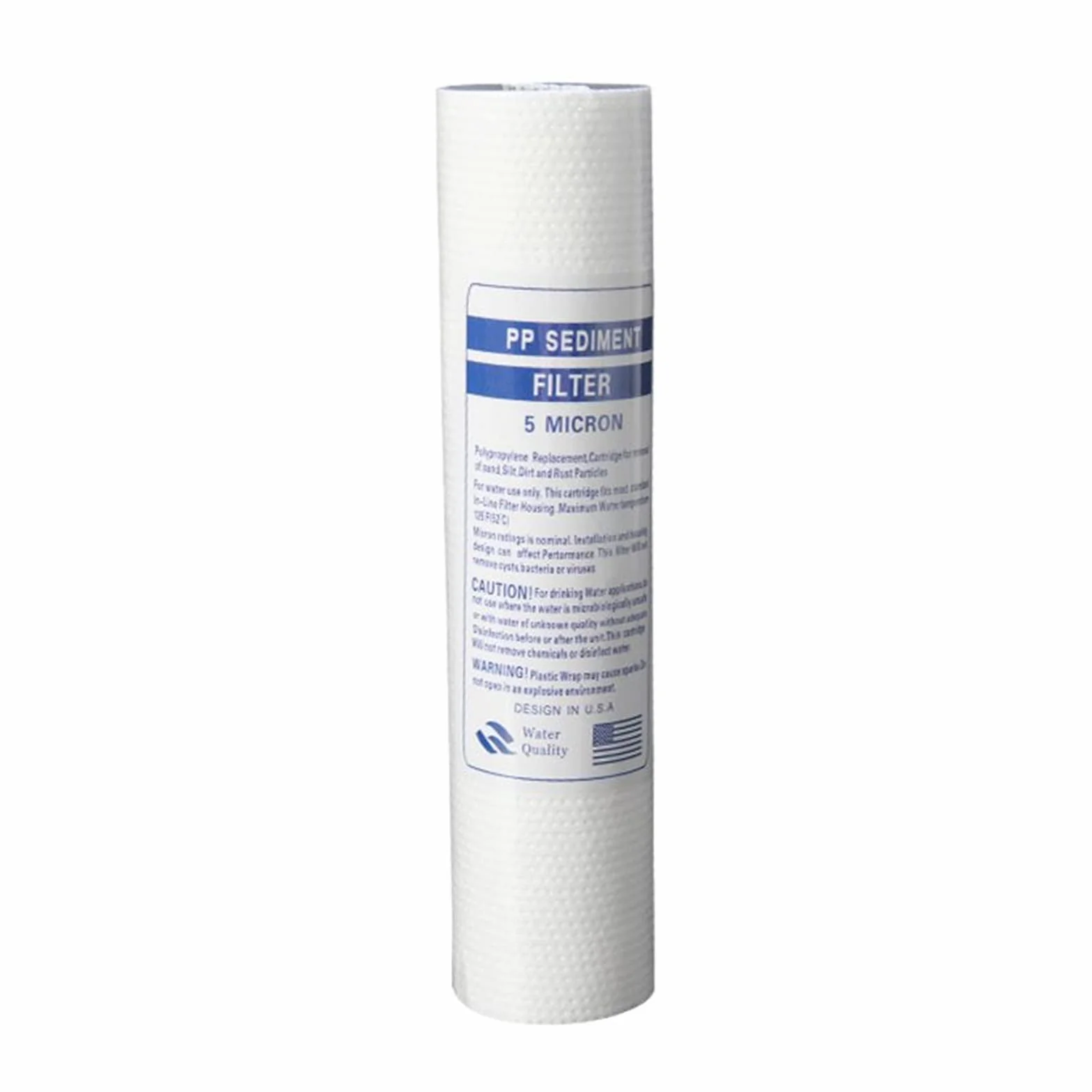 Filtr Wody, 10 sztuk 5 mikronów Pp Spun polipropylen osadowy wkład do filtra wody odwrócona osmoza 10 Cal pp filtr bawełniany 100g(1 micron)