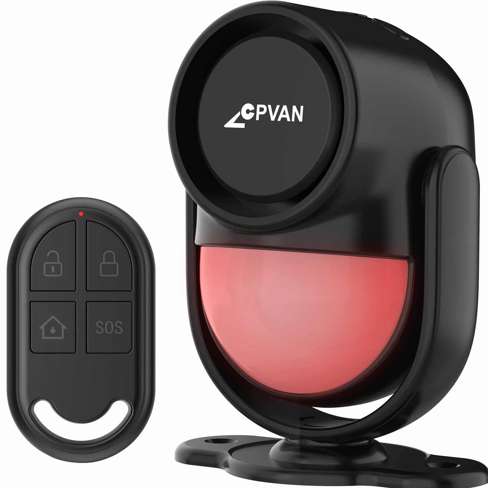 CPVAN CP2-Pro PIR Czujnik Ruchu Alarm 125 dB System Alarmowy Antykradzieżowy Czarny