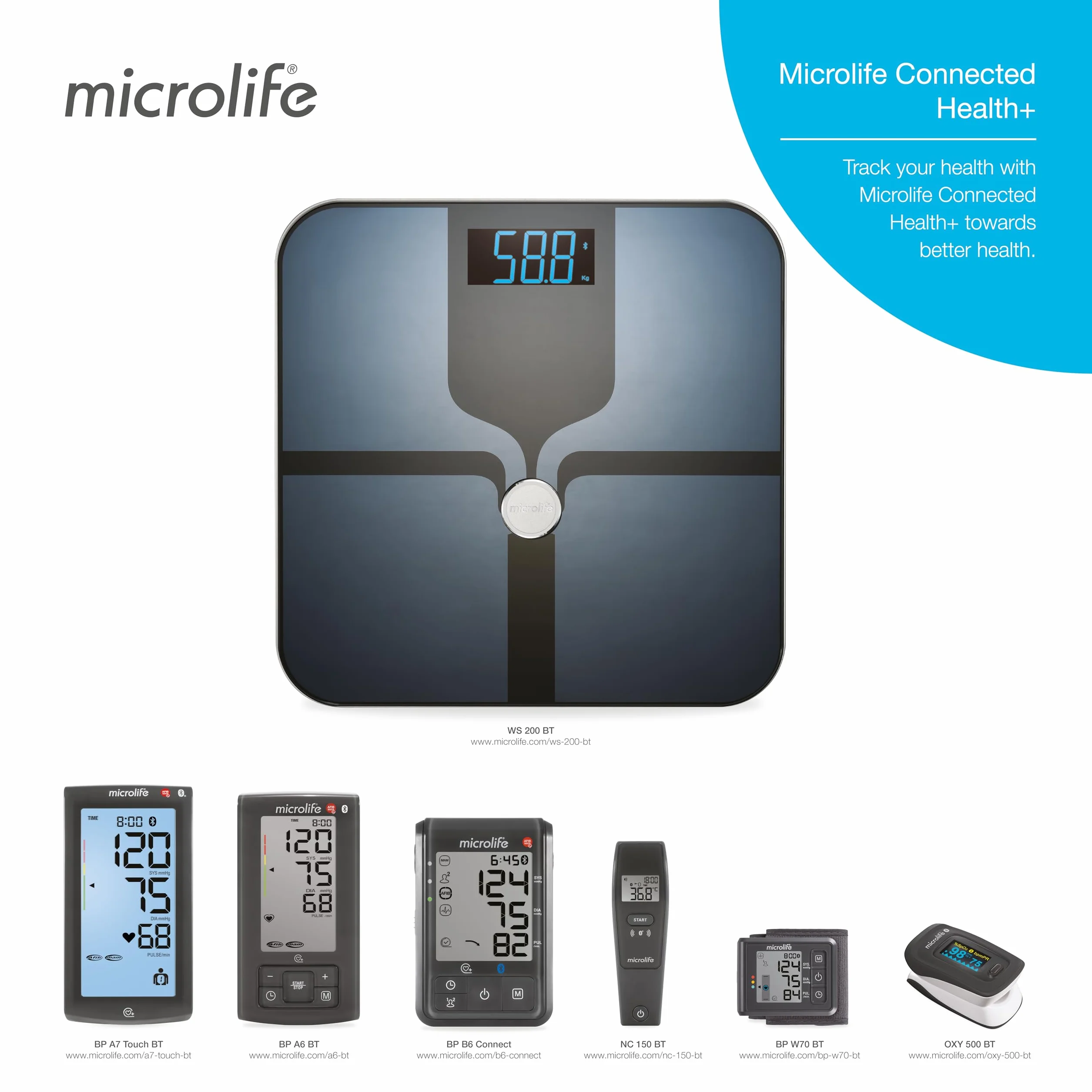 Microlife OXY500 BT saturatiemeter