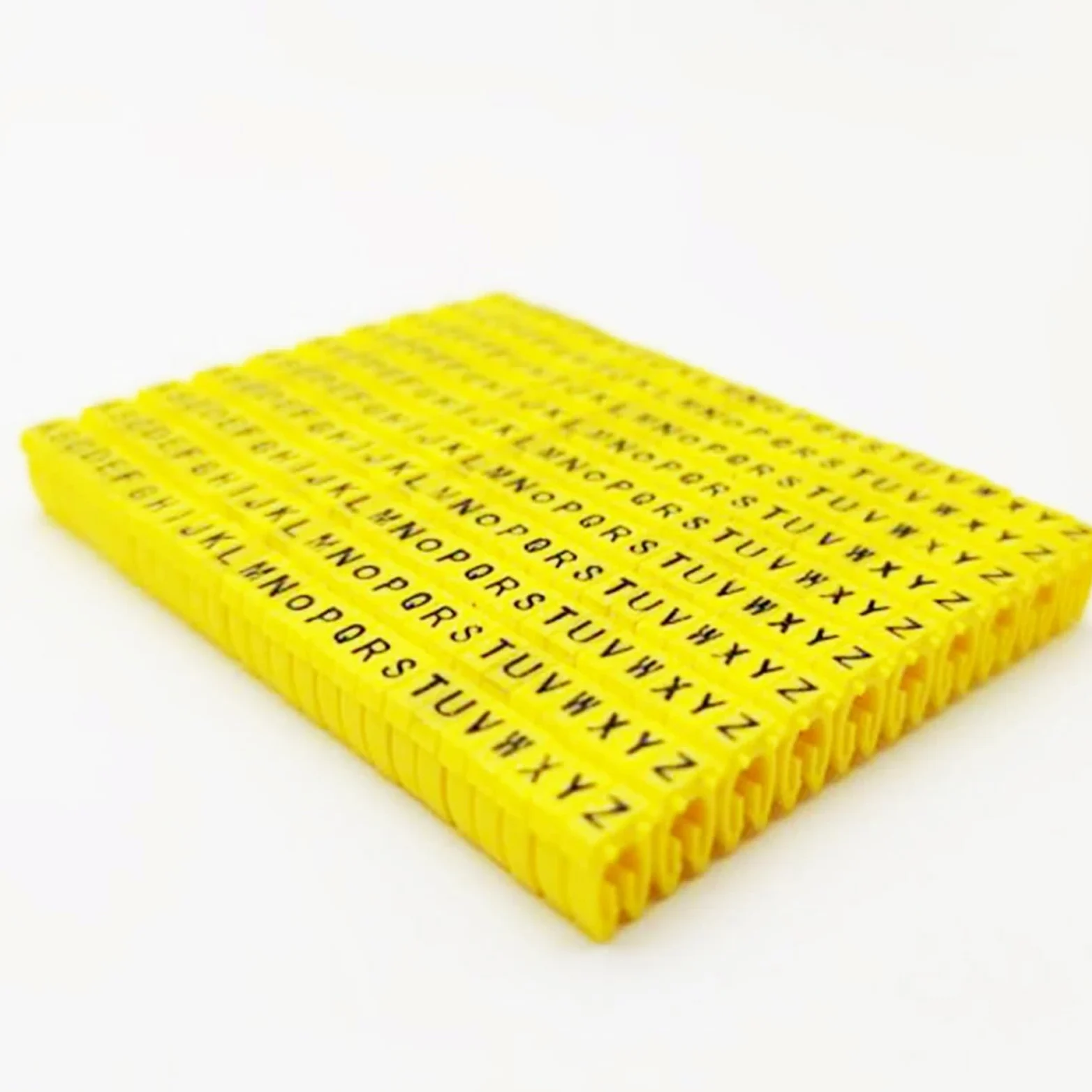 Oznaczniki kabli, 100/260 szt. Etykieta do oznaczania przewodów, wielokolorowa(2 3mm,390PCS A Z Yellow)