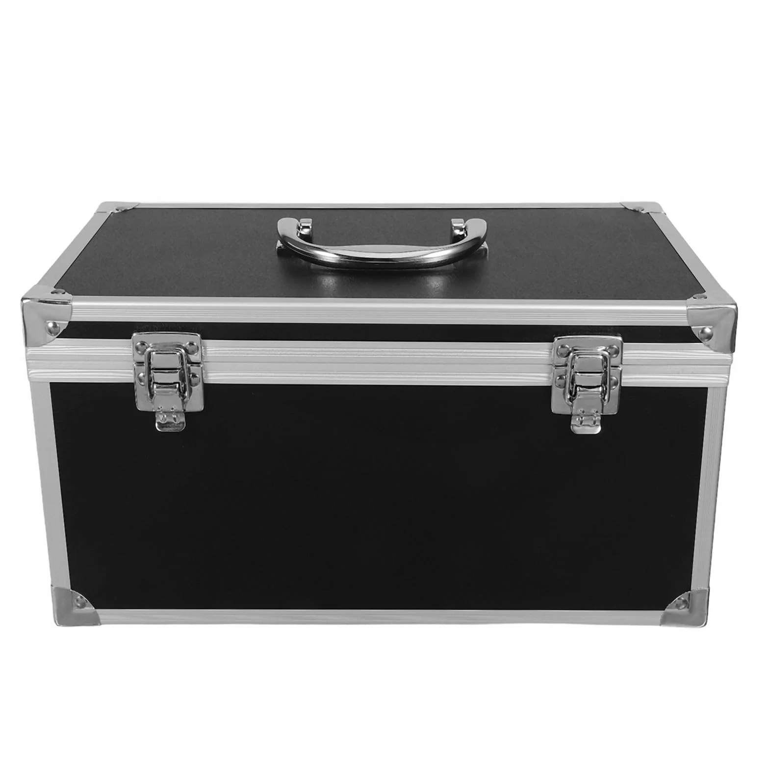 Aluminiowa walizka narzędziowa z ochroną piankową, odporna na uderzenia skrzynka do przechowywania, bezpieczne zamknięcie do użytku DIY i warsztatu, 29 x 16 x 15 cm