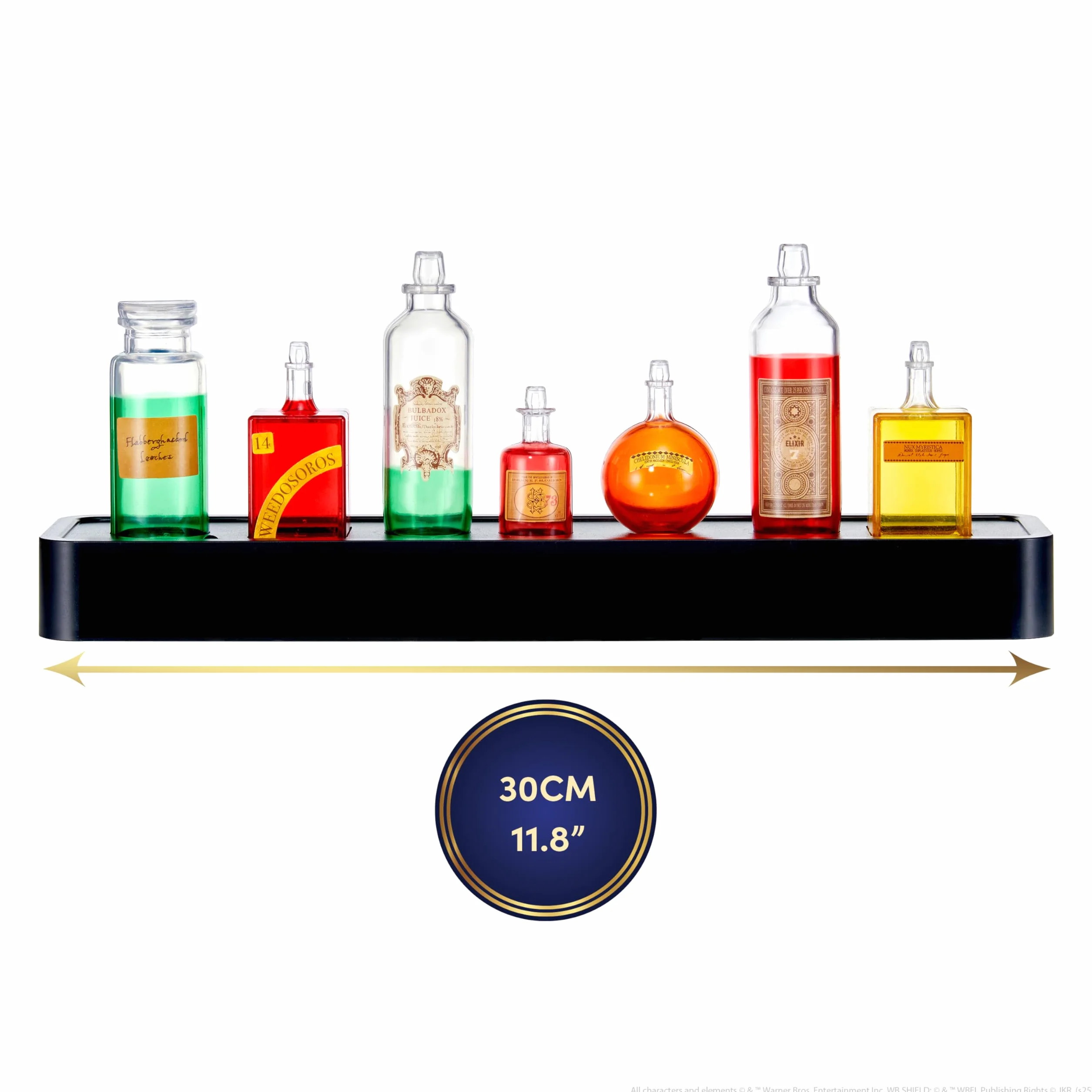 WOW STUFF Professor Snape's Potion Bottles Mood Lamp, Harry Potter Nightlight, 3 Light Modes, 16 x 8 x 32 inches