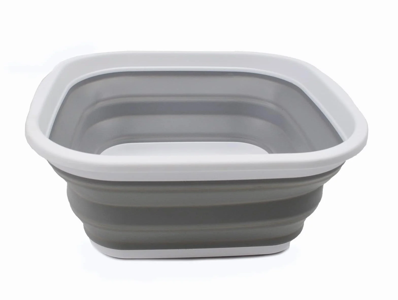 SAMMART Składana wanna do mycia 5,5 l (biało-szara, tubka 5,5 l)