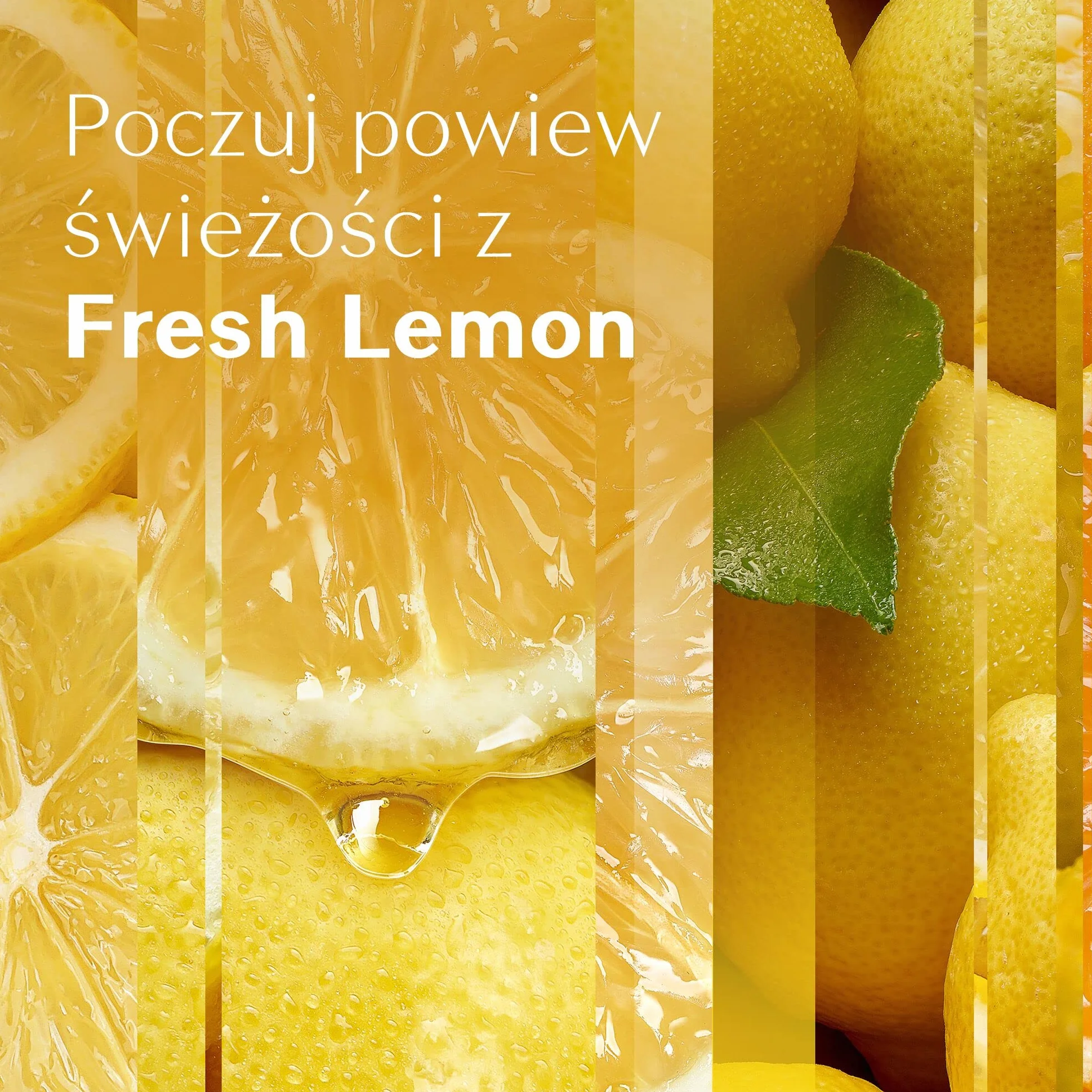 Glade Fresh Lemon odświeżacz powietrza w aerozolu o zapachu cytrusowym
