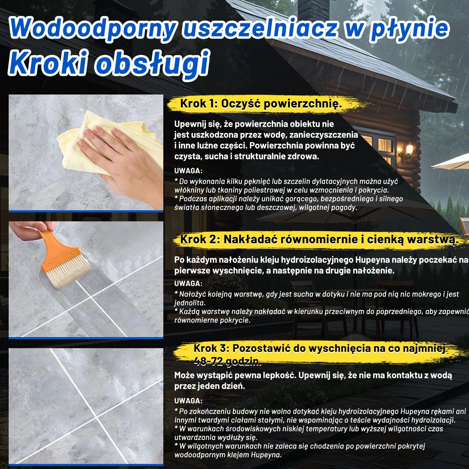 Niewidoczny wodoodporny środek, Hupeyna Wodoodporny uszczelniacz, wodoodporny klej, przezroczysty wodoodporny środek powlekający, przezroczysty wodoodporny klej do wnętrz i na zewnątrz 5KG