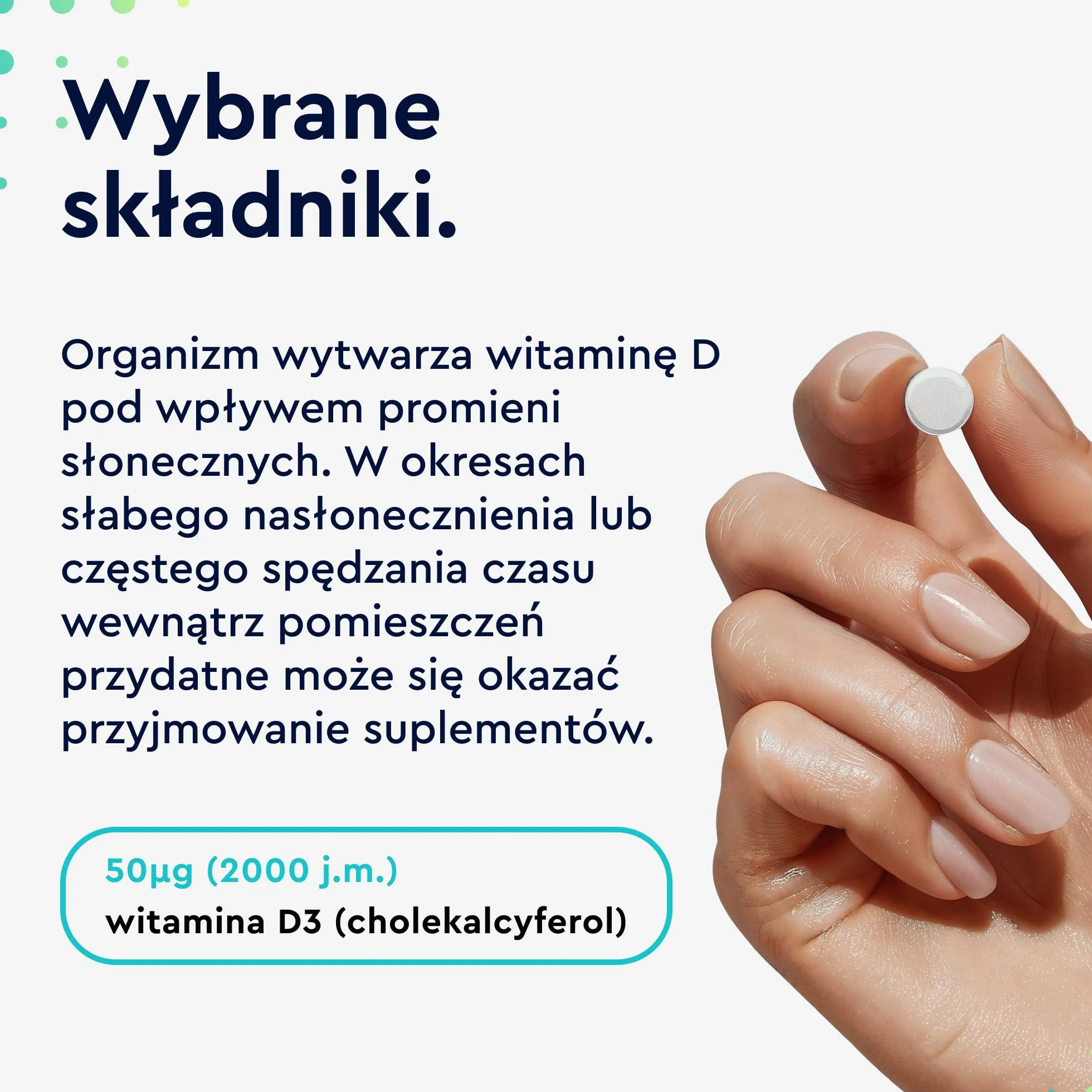 Witamina D3 2000 j.m. - 400 tabletek (13 miesięcy) - Wysoka dawka - Witamina słońca na odporność i kości* - 100% czystego cholekalcyferolu - Testowane laboratoryjnie - Wyprodukowano w DE