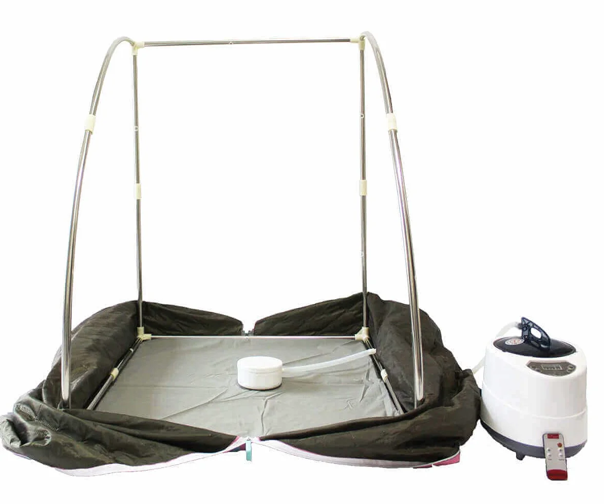 Lekka przenośna sauna parowa ozonowa na sprzedaż Relaks w domu 220V 4L 2000W Srebro