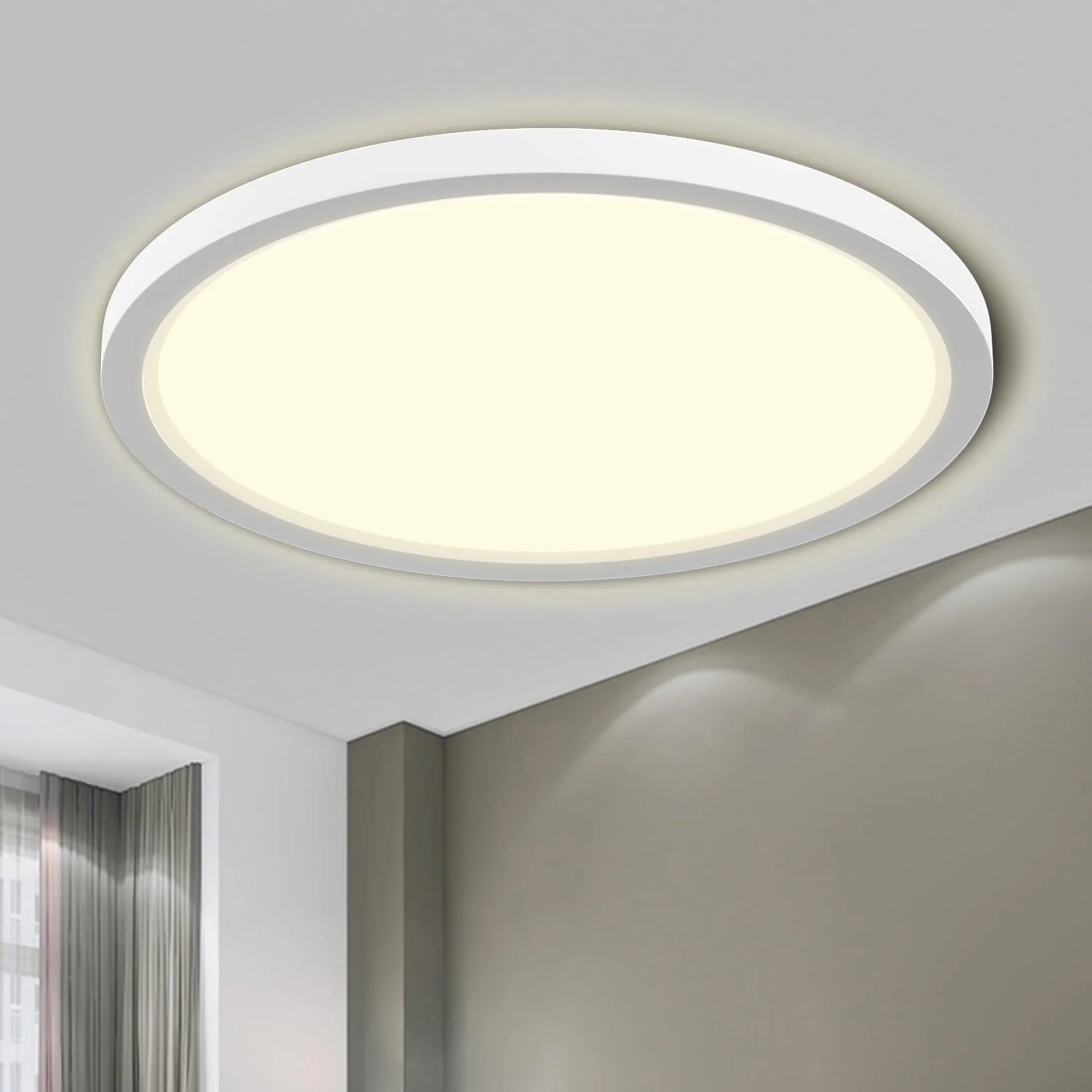 LQWELL Lampa sufitowa LED wodoodporna IP44 50W 4000K 5500LM 600x25mm