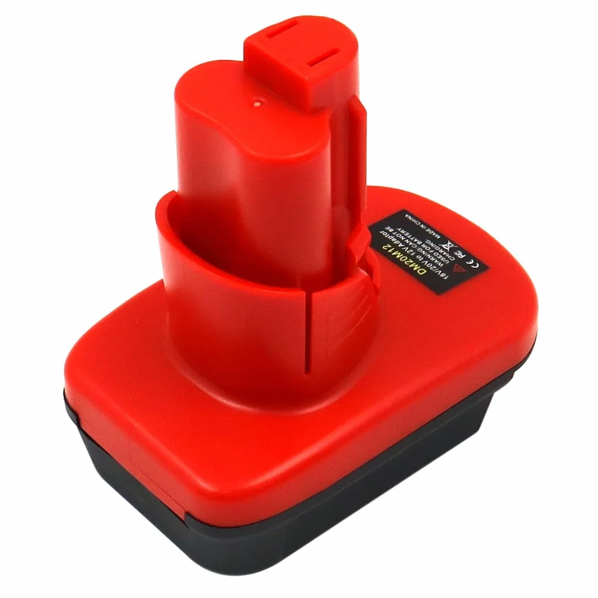Namvo Adapter M12 Kompatybilny z Avec Les Outils Electriques Milwaukee 18V DeWalt 18V 20V Push On Charge Les Electriques M12 do gramofonowania Avec Les Batteries M18