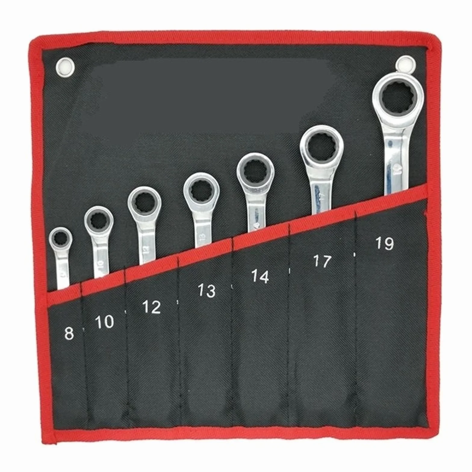 Telescopic Ratchet Zestaw kluczy płasko-oczkowych z grzechotką do narzędzia mechanicznego naprawy samochodów motocyklowych Klucze dynamometryczne(7PCS)