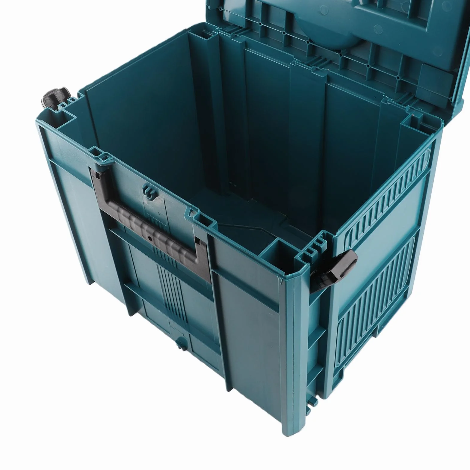 Skrzynka Narzędziowa Plastikowa Skrzynia do Przechowywania Narzędzi ABS 395 X 295 X 340 Mm Obciążenie 40 Kg Wiele Przegródek i Szuflad Podwójny Uchwyt Możliwość Układania w Stosy dla Techników