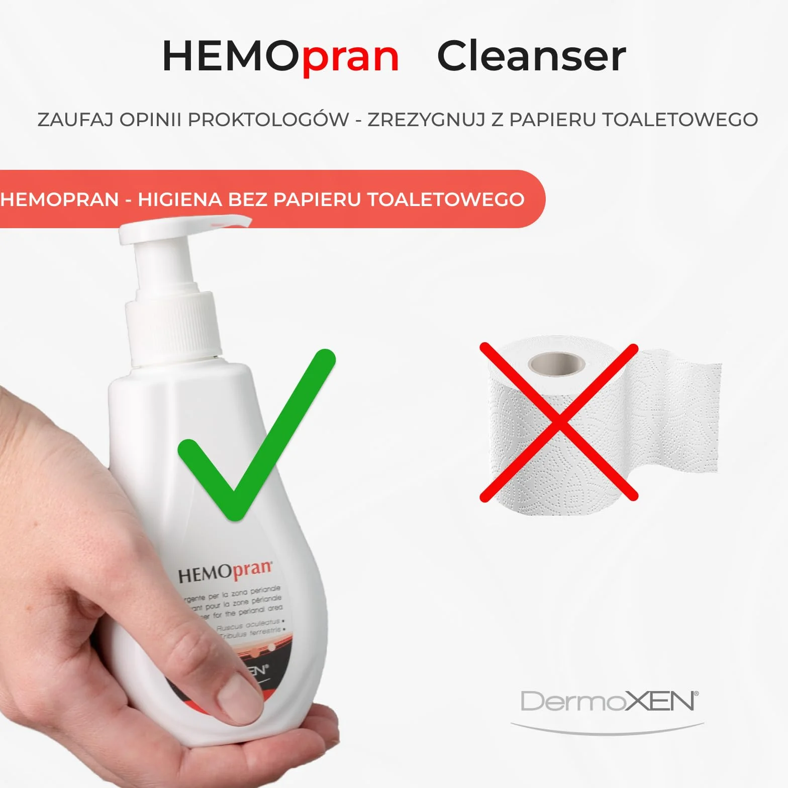 Żel do mycia okolic odbytu Dermoxen HEMOpran, żel do higieny intymnej,125 ml