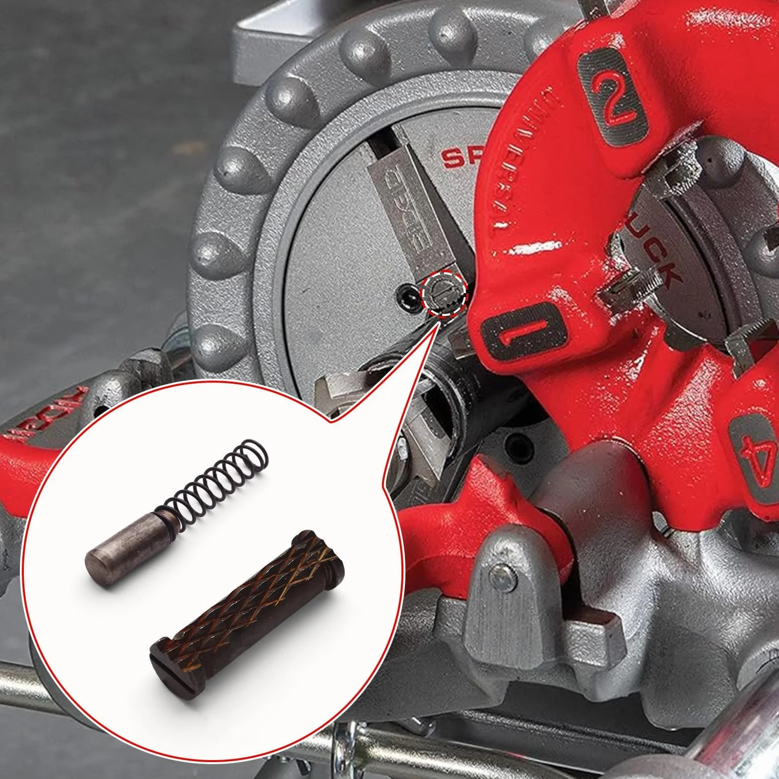 Zestaw wkładek szczękowych przednich do maszyn do gwintowania rur RIDGID 300 535