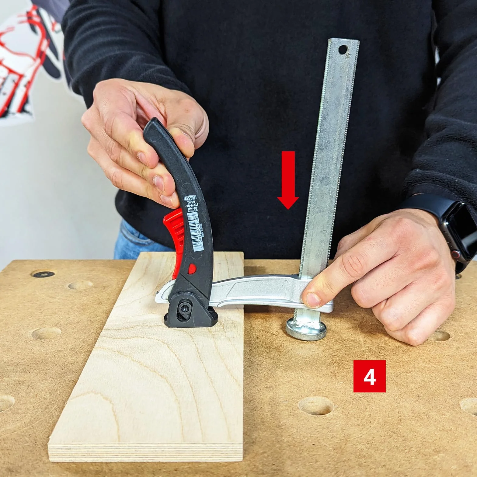 BESSEY Narzędzie Juego de 2 sargentos Bessey KLI20-15-8 - TW20-15-8KLI-SET