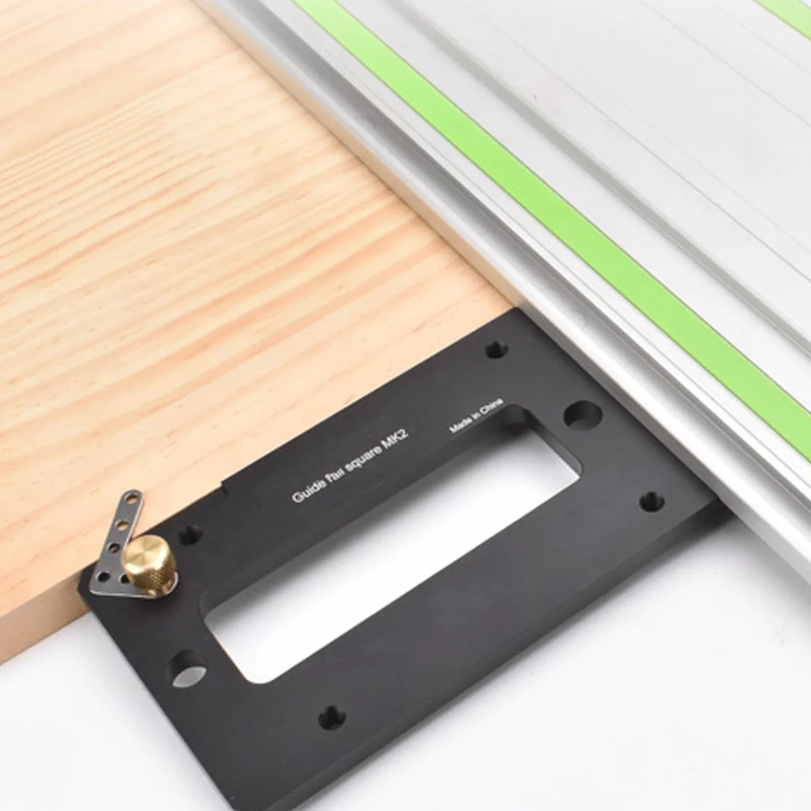 260mm Prowadnica kątowa do piły tarczowej, kątownik, akcesoria do prowadnicy, ogranicznik kątowy, kompatybilny z Festool i szyną prowadzącą