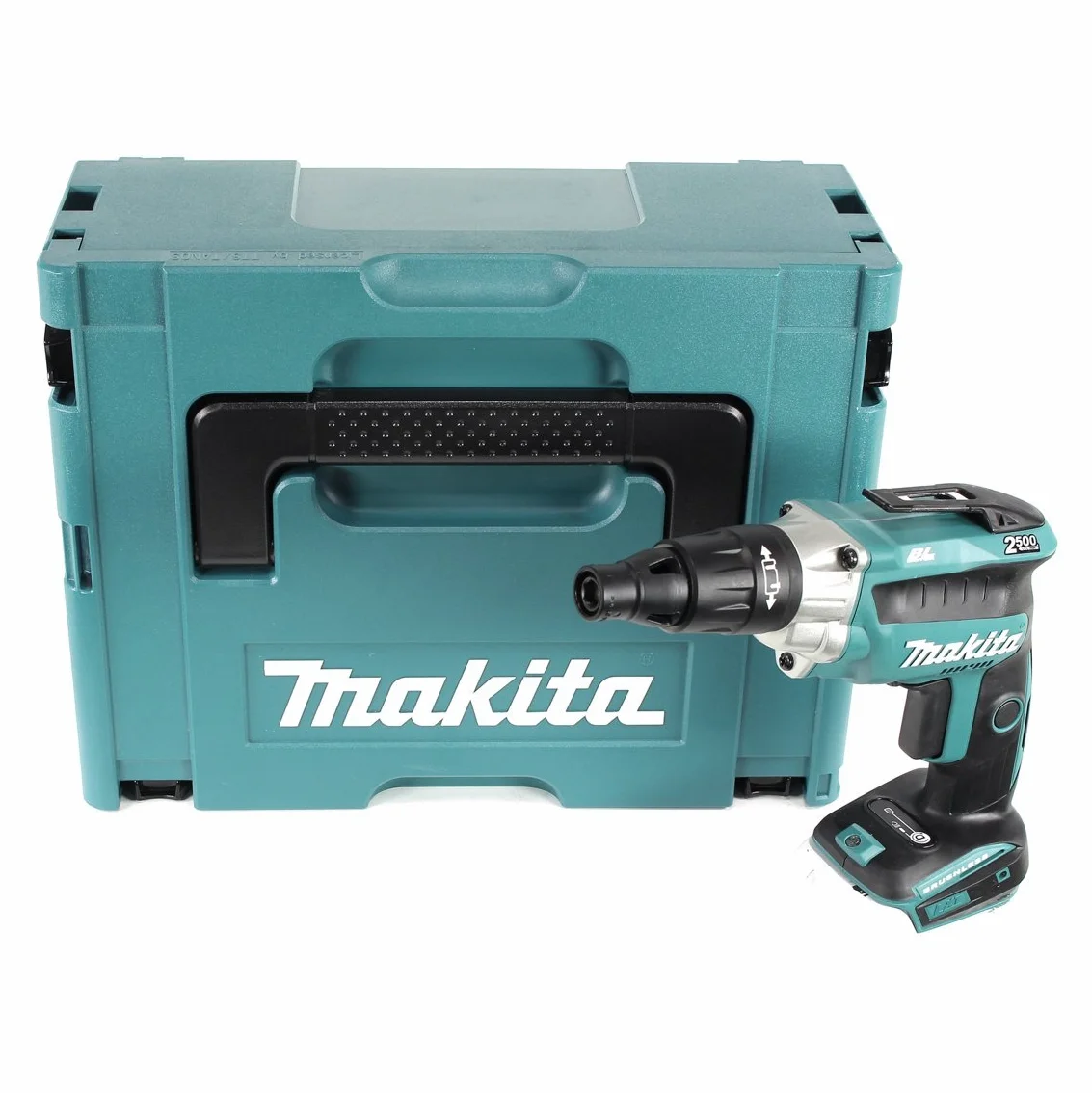 Makita DFS 251 ZJ 18 V Li-Ion wkrętarka do suchej zabudowy bezszczotkowa Solo w Makpac – bez akumulatora, bez ładowarki