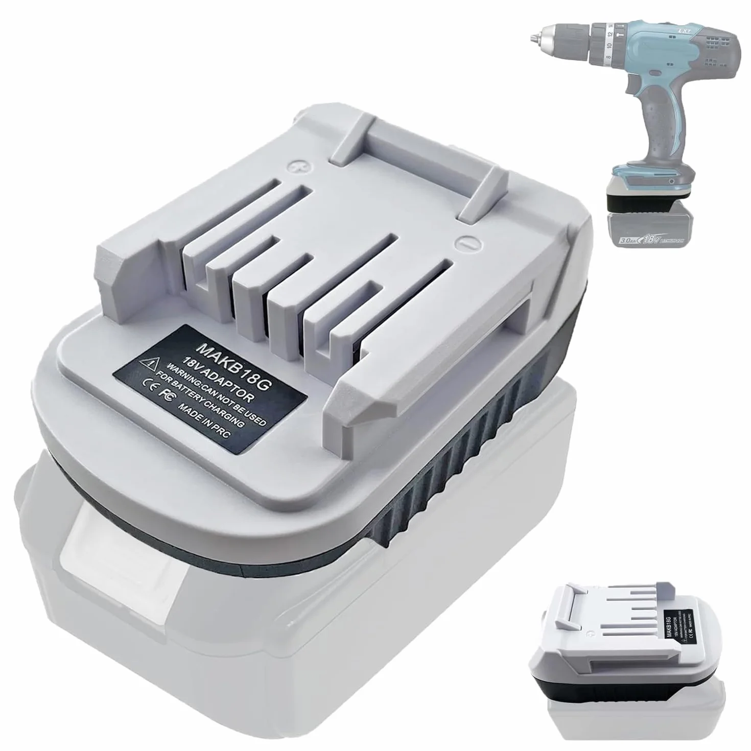 TPDL MAKB18G 18 V akumulator litowo-jonowy adapter do serii G, adapter do akumulatora 18 V Li-Ion konwerter do BL1815G BL1811G BL1830G