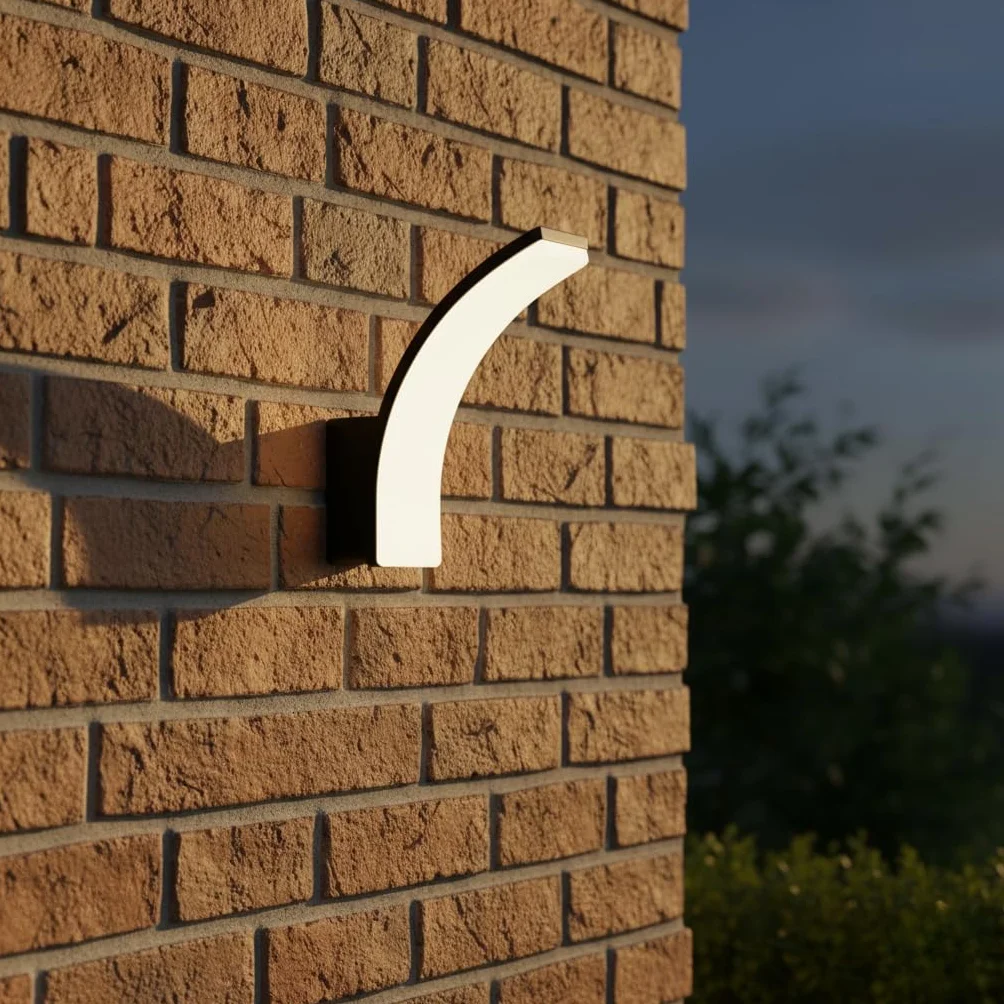 Lampa Zewnętrzna LED Lampa Ścienna Ogrodowa 2000lm IP65 4000K 20W (szary)