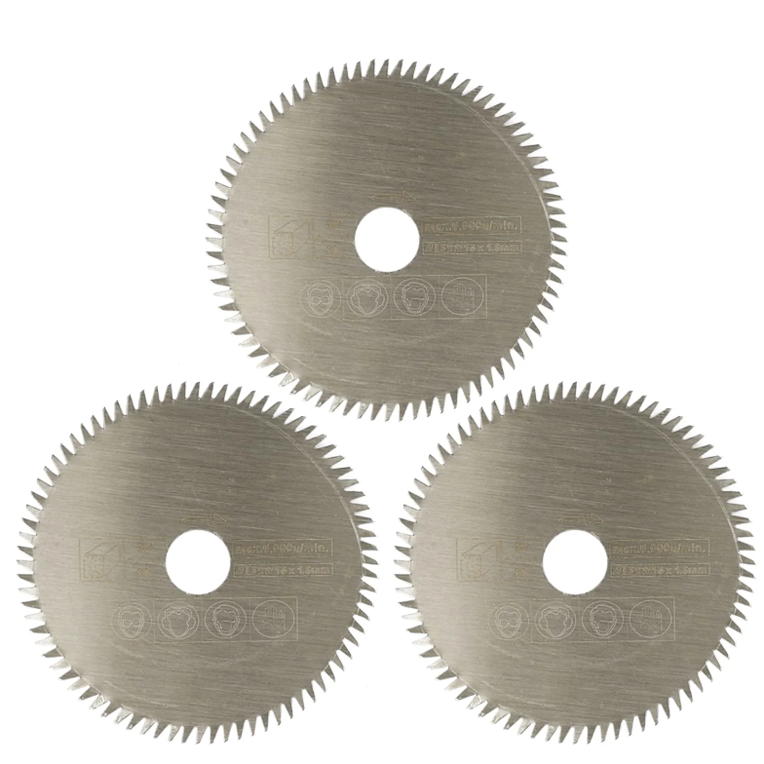 Piła tarczowa, 85mm narzędzie tnące brzeszczoty do elektronarzędzi piła tarczowa do drewna piła HSS brzeszczot tarczowy Mini piła, 3 szt. 85x15 Metal(3PCS 85x15 HSS)