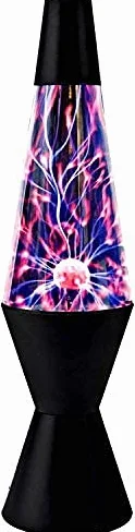 The Glowhouse Rocket – lampa plazmowa w stylu lampy lawowej – efekty świetlne z interakcją – wys. 37 cm