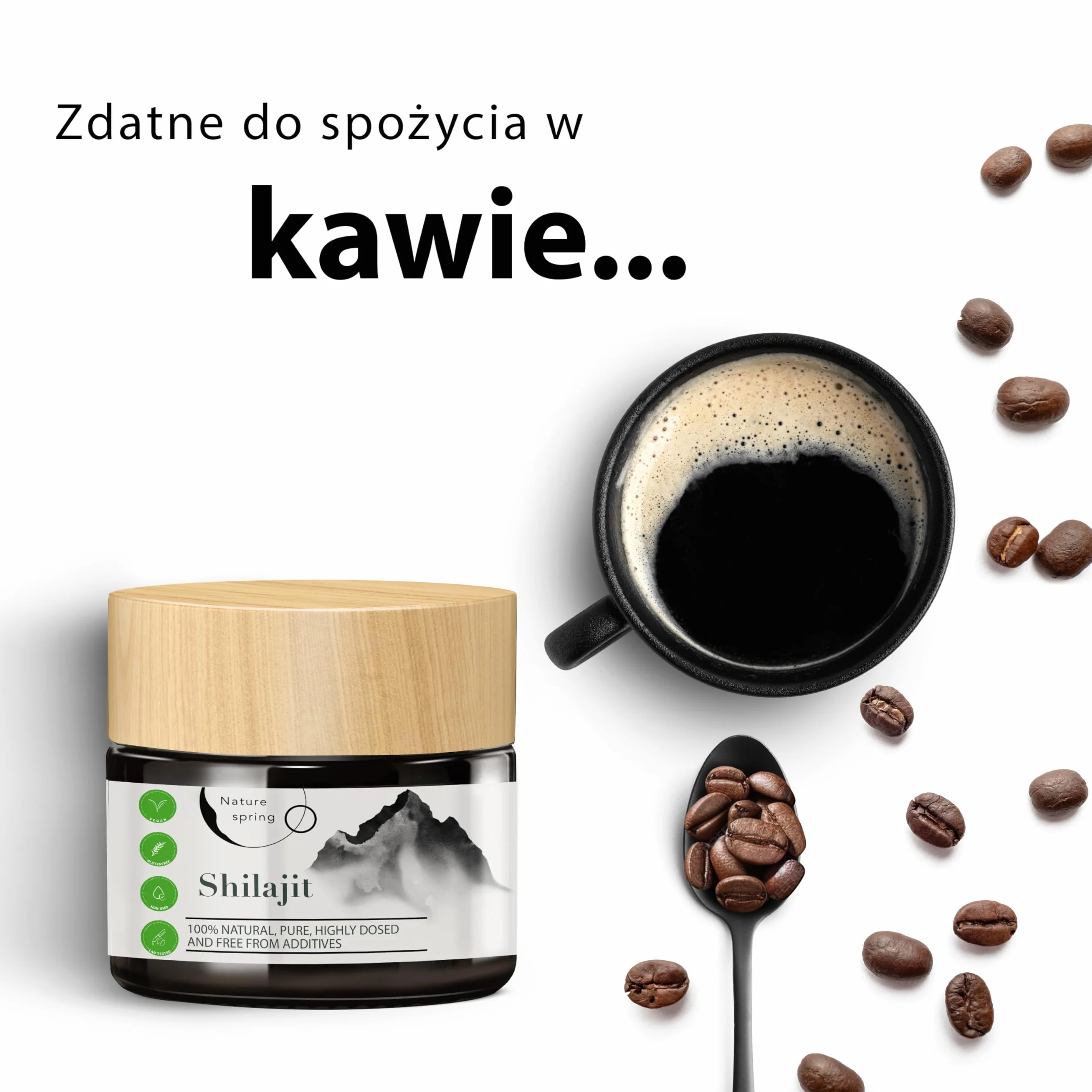 Mumijo Shilajit Żywica w Szkło z Kwasem Fulwowym i Humusowym Wspomaga System Immunologiczny