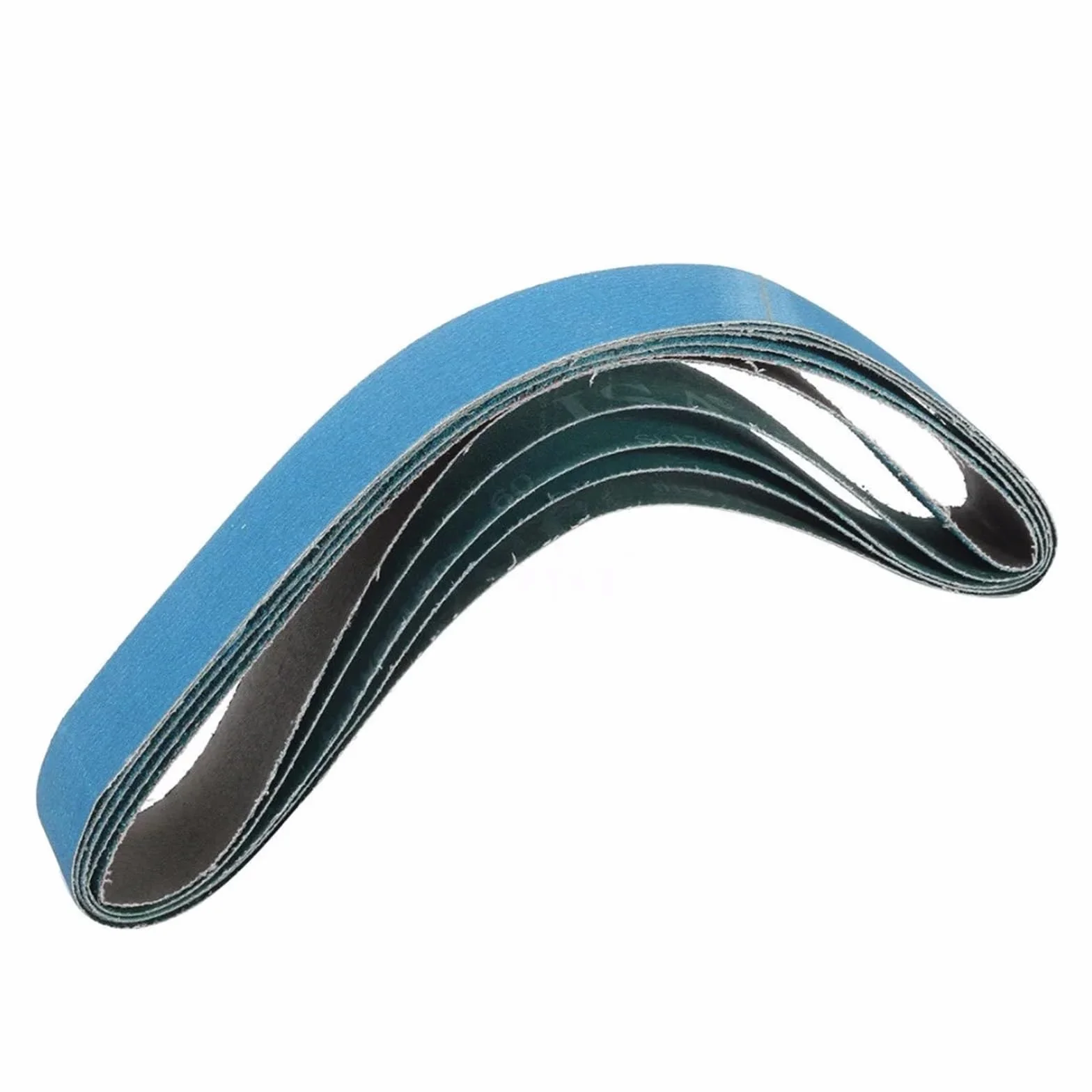 Pasy szlifierskie, Taśmy szlifierskie z korundu cyrkonowego 5 szt. Niebieskie 915x50mm/760x40mm 40#60#80#120#(P60,915 x 50mm)