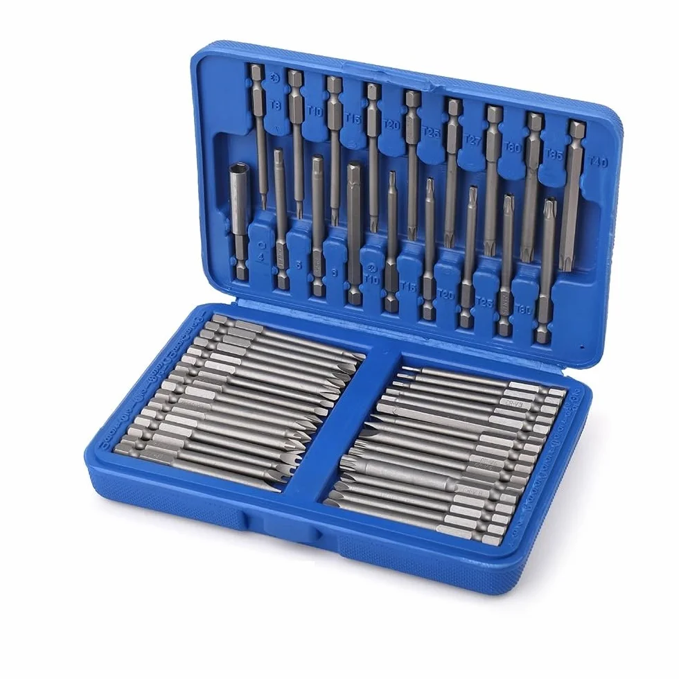 Zestawy wierteł, zestaw, wielofunkcyjnych śrubokrętów, 1/4" ze stali chromowo-wanadowej (51 szt.)(51 Pcs)