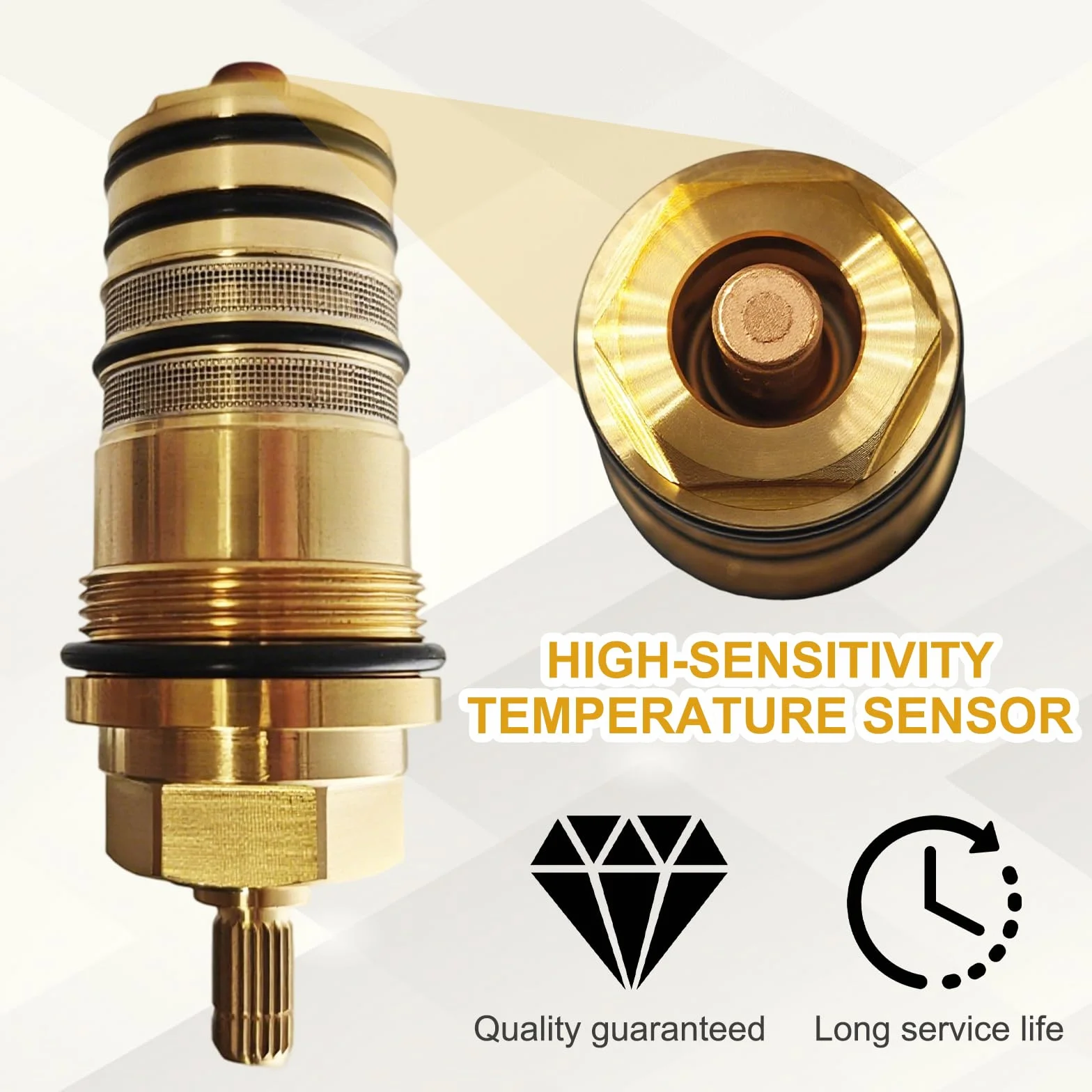 Termostat prysznicowy z mosiądzu 3/4" Hansgrohe Ecostat zawór zamienny