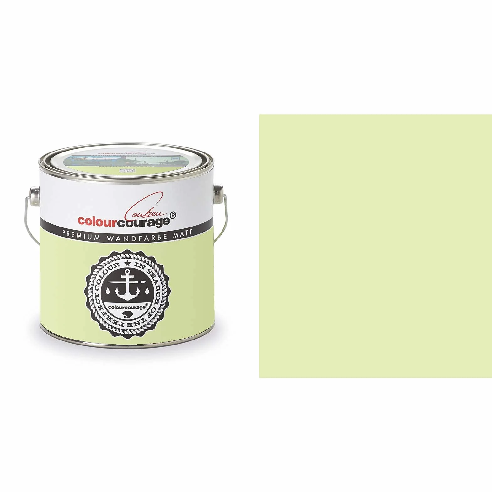 Colourcourage Premium farba ścienna Lime Cream jasnozielona 2,5 L bezzapachowa