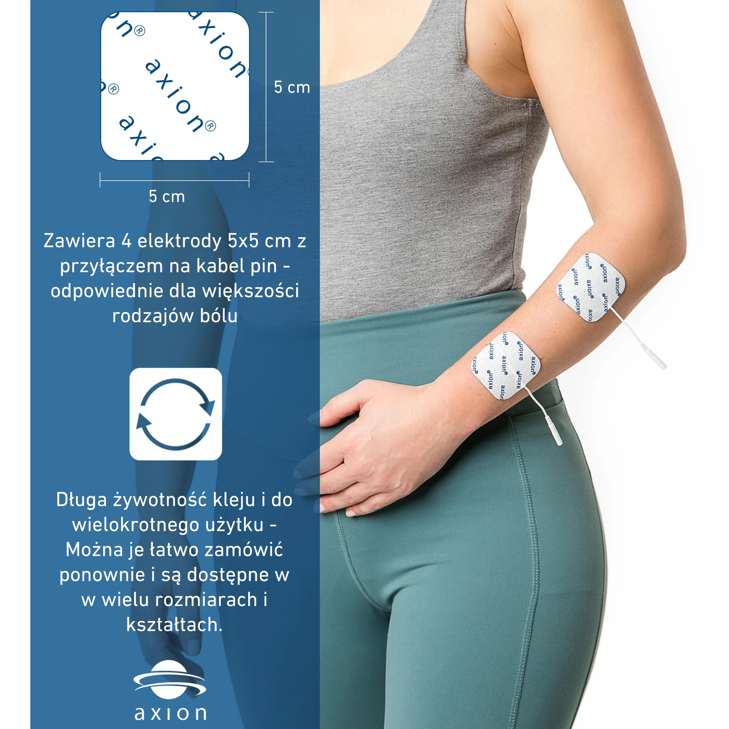 2 kanałowy elektrostymulator tens STIM-PRO Comfort z 4 elektrodami żelowymi