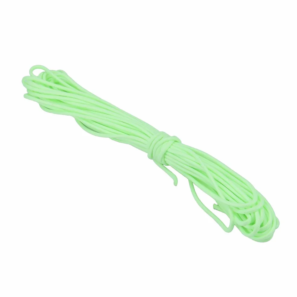 ZJchao (TM) Glow in The Dark Zesty 9 Strand 550 Luminous Glow in the Dark Paracorachute Cord … (150 m, zielony)