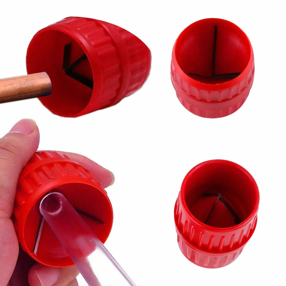 narzędzie do gratowania rur do odżaru frezy uniwersalne rurki rozwiertak do rur 3 mm-38 mm (0,12 w 1,5 cala) wewnętrzne zewnętrzne rozwiertak hydrauliczne narzędzia miedziane rurki akrylowe narzędzie do fazowania (1 szt.)