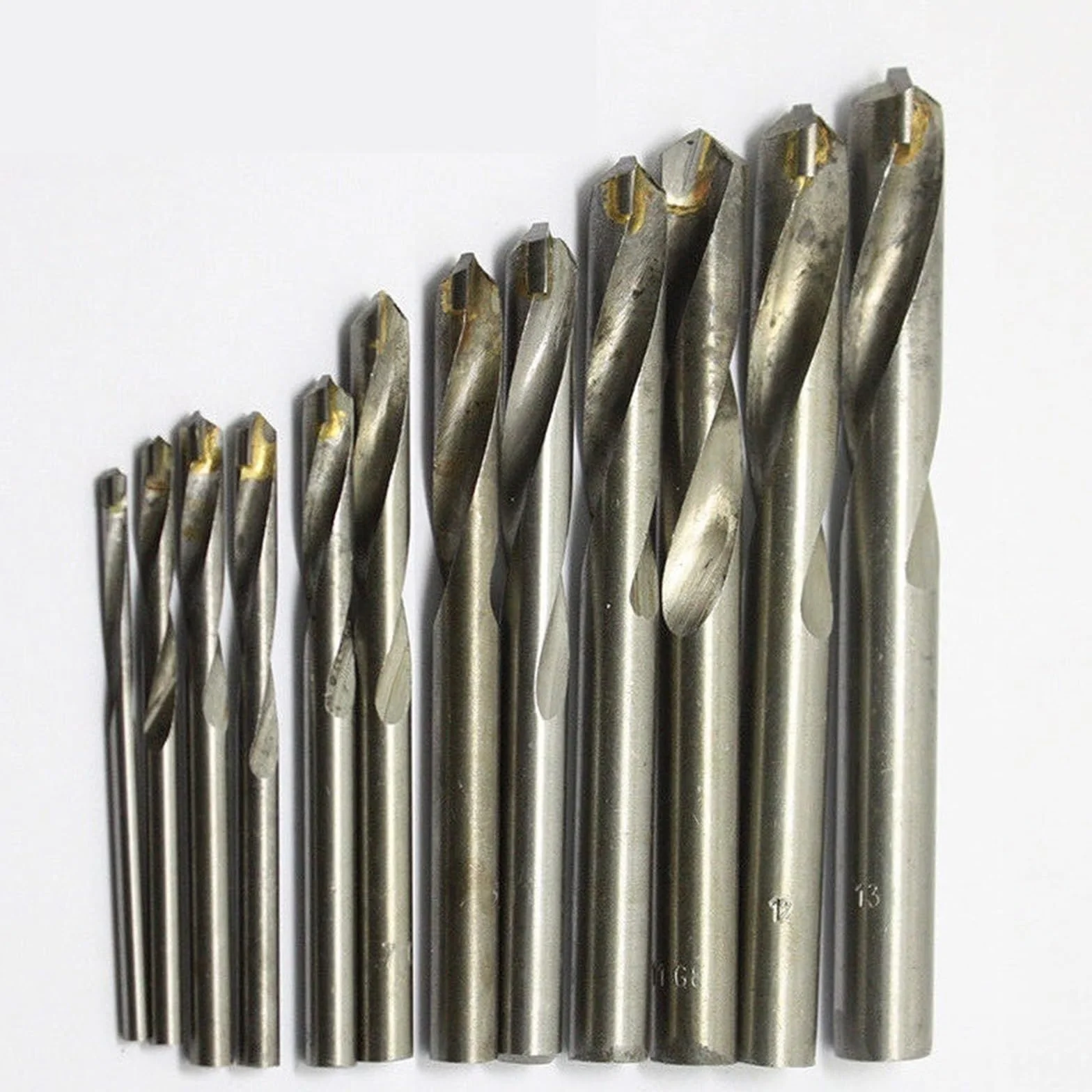 10 szt. 3-20 mm końcówka z twardego metalu wiertła TCT ślusarz wiertła do żeliwa aluminium betonu (rozmiar: 9,5 mm)