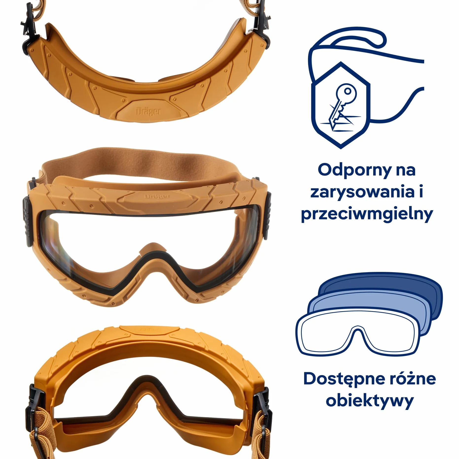 Dräger Okulary ochronne X-pect 4900